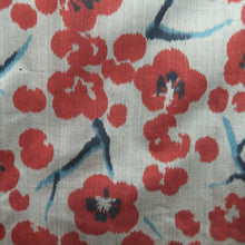 Load image into Gallery viewer, Haori Jacket Vintage(1920-1950) Gray Meisen Plum blossom Silk #11054A3
