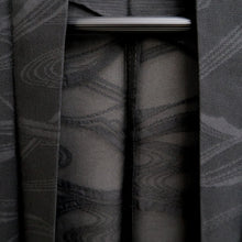 Load image into Gallery viewer, Haori Jacket Vintage(1950-1980) Black Sheer Ryusui Silk #10916E5
