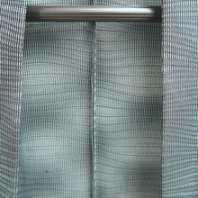 Load image into Gallery viewer, Haori Jacket Vintage(1950-1980) Blueish Gray Black Sheer Wave Silk #10966F3
