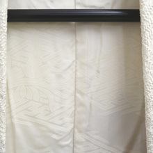 Load image into Gallery viewer, Haori Jacket White Full Shibori Pine Tree Silk #10836E2
