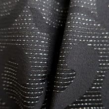 Load image into Gallery viewer, Haori Jacket Vintage(1950-1980) Black Silver Karakusa Silk #10985F4
