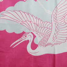 Load image into Gallery viewer, Haori Jacket Vintage(1950-1980) Pink Peacock feather Silk #10674D1

