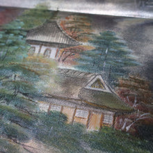 Load image into Gallery viewer, BB10078AF Silk Obi Fabric Landscape Silver 69.7x11.0in(177x28cm)
