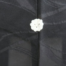 Load image into Gallery viewer, Haori Jacket Vintage(1950-1980) Black Sheer Ryusui Silk #10916E5
