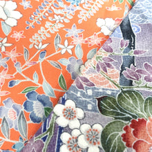 Load image into Gallery viewer, CC1010C1 Silk 4pcs Bundle Kimono Fabric Blue Purple 78.7x5.9in(200x15cm)
