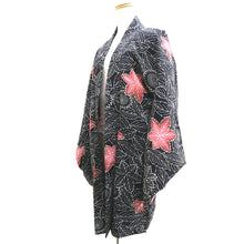 Load image into Gallery viewer, Haori Jacket Vintage(1950-1980) Black Silk #10069D1
