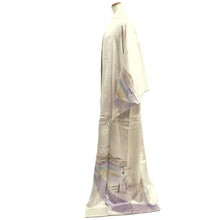 Load image into Gallery viewer, Kimono Pearl white Maiko Silk #10247E3
