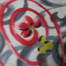 Load image into Gallery viewer, KK1514A2 Silk Kimono Fabric Vintage(1920-1950) Meisen White 57.1x12.6in(145x32cm)
