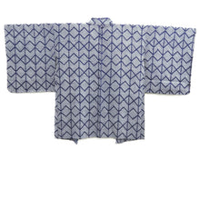 Load image into Gallery viewer, Haori Jacket Vintage(1950-1980) Blue Full Shibori Silk #10806D5
