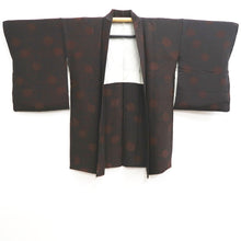 Load image into Gallery viewer, Haori Jacket Vintage(1950-1980) Black Gold Silver Chrysanthemum Silk #10054C5
