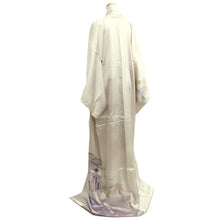 Load image into Gallery viewer, Kimono Pearl white Maiko Silk #10247E3
