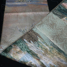Load image into Gallery viewer, BB10098AG Silk Obi Fabric Heian Princess Gold 78.3x11.0in(199x28cm)
