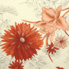 Load image into Gallery viewer, Haori Jacket Vintage(1950-1980) White Chrysanthemum Silk #10605C2
