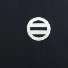 Load image into Gallery viewer, Men's Kimono Vintage(1950-1980) Black Montsuki Habutae Silk #10869E4
