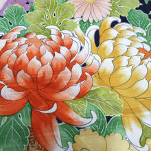 Load image into Gallery viewer, CC1010C1 Silk 4pcs Bundle Kimono Fabric Blue Purple 78.7x5.9in(200x15cm)
