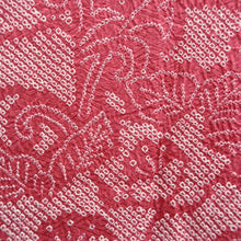 Load image into Gallery viewer, Haori Jacket Vintage(1950-1980) Red Shibori Flower Silk #10595C1
