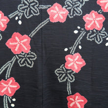 Load image into Gallery viewer, Haori Jacket Vintage(1950-1980) Black Shibori Shidare Ume Silk #9994C2
