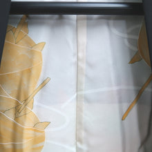 Load image into Gallery viewer, Haori Jacket Black Crane Birds Silk #10816E1
