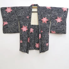 Load image into Gallery viewer, Haori Jacket Vintage(1950-1980) Black Silk #10069D1
