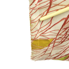 Load image into Gallery viewer, Haori Jacket Vintage(1950-1980) White Red Vermillion Tree Silk #10946F2
