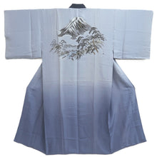 Load image into Gallery viewer, Men's Juban Graysh Blue Landscape Silk #10876E4
