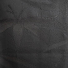 Load image into Gallery viewer, Haori Jacket Vintage(1950-1980) Black See-Through Bamboo leaf Silk #10039C5
