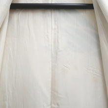 Load image into Gallery viewer, Furisode Vintage(1950-1980) Pale Yellow Butterfly Plum blossom Peony Silk #10565B4
