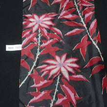 Load image into Gallery viewer, KK1515A2 Silk Kimono Fabric Vintage(1920-1950) Meisen Black 57.1x12.2in(145x31cm)
