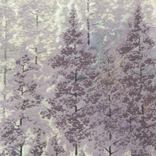 Load image into Gallery viewer, Fukuro Obi Silver Lavender Landscape Ohunomichi Silk BB305V8
