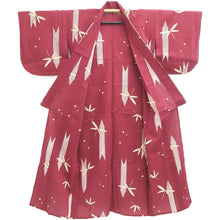 Load image into Gallery viewer, Yukata Red Dragonfly Cotton #10349F3
