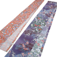 Load image into Gallery viewer, CC1010C1 Silk 4pcs Bundle Kimono Fabric Blue Purple 78.7x5.9in(200x15cm)
