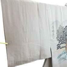 Load image into Gallery viewer, Men's Juban Beige Castle Silk #10665C5
