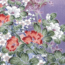 Load image into Gallery viewer, CC1010C1 Silk 4pcs Bundle Kimono Fabric Blue Purple 78.7x5.9in(200x15cm)
