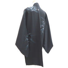 Load image into Gallery viewer, Haori Jacket Black Bamboo leaf Silk #10826E2
