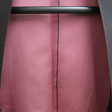 Load image into Gallery viewer, Haori Jacket Vintage(1950-1980) Black Magenta Sheer Botanical Silk #10907E5
