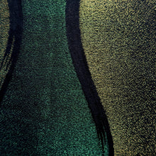 Load image into Gallery viewer, Haori Jacket Vintage(1950-1980) Black Gold Green Tatewaku Silk #10128D3
