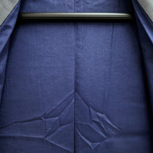 Load image into Gallery viewer, Men&#39;s Kimono Vintage(1950-1980) Dark Gray Montsuki Silk #10467A5
