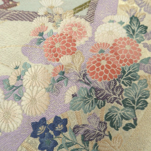 Fukuro Obi Gold Heian Princess Silk BB265V5