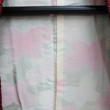 Load image into Gallery viewer, Haori Jacket Vintage(1950-1980) Red Black Full Shibori Chrysanthemum Silk #10837E2
