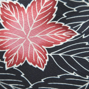 Haori Jacket Vintage(1950-1980) Black Silk #10069D1