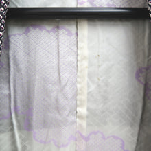 Load image into Gallery viewer, Haori Jacket Vintage(1950-1980) Black Purple Shibori Bamboo Silk #9900B3
