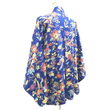 Load image into Gallery viewer, Haori Jacket Blue Bird Silk #10726D2
