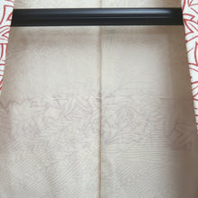 Load image into Gallery viewer, Haori Jacket Vintage(1950-1980) White Light Red Maple Leaf Silk #10616C3
