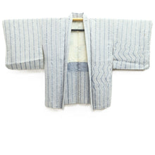Load image into Gallery viewer, Haori Jacket Vintage(1950-1980) Light Blueish Gray Shibori Silk #10596C1
