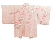 Load image into Gallery viewer, Haori Jacket Vintage(1950-1980) Light Pink Full Shibori Branch Silk #10956F2
