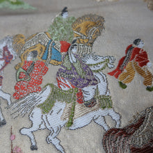 Load image into Gallery viewer, BB10069AE Silk Obi Fabric Samurai Beige 50.8x10.6in(129x27cm)
