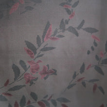 Load image into Gallery viewer, Haori Jacket Vintage(1950-1980) Black Magenta Sheer Botanical Silk #10907E5
