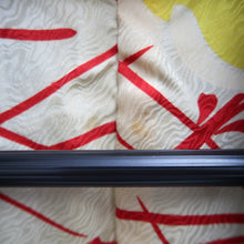 Load image into Gallery viewer, Haori Jacket Vintage(1950-1980) Black Gold Silver Chrysanthemum Plum blossom Silk #10996F4
