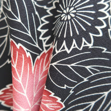 Load image into Gallery viewer, Haori Jacket Vintage(1950-1980) Black Silk #10069D1
