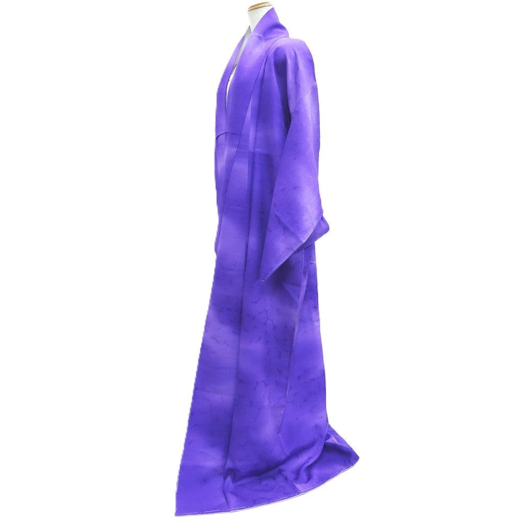 Kimono Purple Gradation Chrysanthemum Silk #10526B2